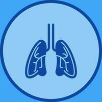 icono de vector de pulmones