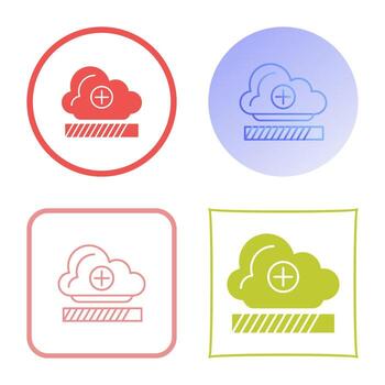 icono de vector de carga