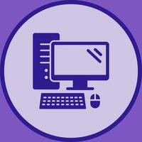 Computer Vector Icon
