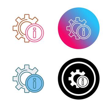 icono de vector de configuración