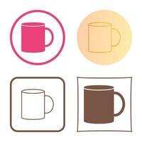 icono de vector de taza de café