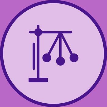 icono de vector de péndulo