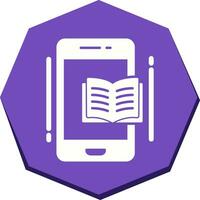 E Book Vector Icon