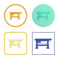 Work Bench Vector Icon