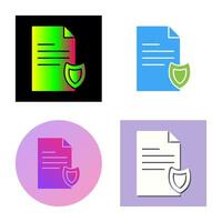 Private Document Vector Icon