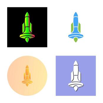 icono de vector de cohete