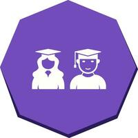 Unique Graduates Vector Icon