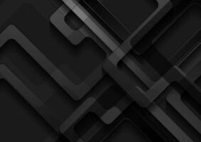 Black stripes abstract technology geometric background vector