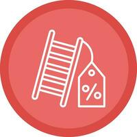 Discount Ladder Vector Icon Design