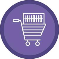 Shopping Barcode Vector Icon Design