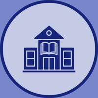 Library Building Vector Icon