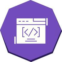 Web Coding Vector Icon