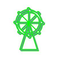 Ferris Wheel Vector Icon