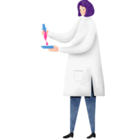 Scientist in laboratory png