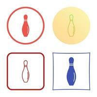 Bowling Pin Vector Icon