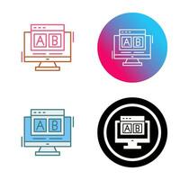 AB Testing Vector Icon