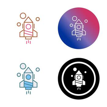 icono de vector de cohete