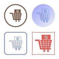 Shopping Tax Vector Icon