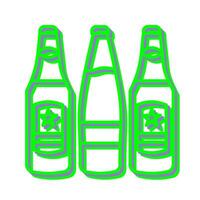 Beer Bottles Vector Icon