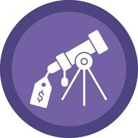 Price Tag Telescope Vector Icon Design