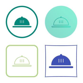 icono de vector de plato