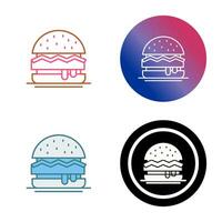 Hamburger Vector Icon