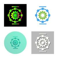Automated Process Vector Icon