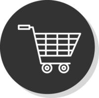 Shopping Trolley Vector Icon Design