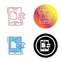 Data Transfer Vector Icon