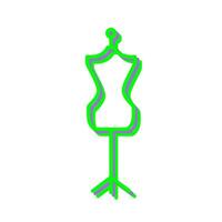 Dress Holder Vector Icon