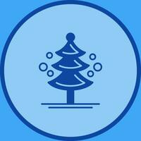 icono de vector de árbol de pino