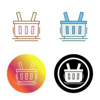 Shopping Basket Vector Icon