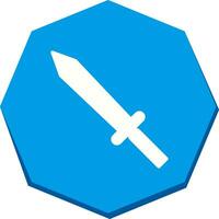 Unique Sword Vector Icon