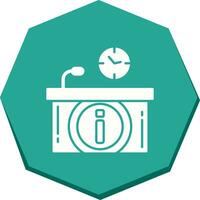Information Desk Vector Icon