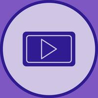 Unique Video Communication Vector Icon