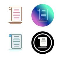 Document Vector Icon