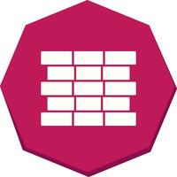 Unique Bricks Vector Icon