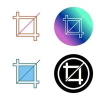 Unique Crop Vector Icon