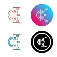 icono de vector de diagrama de flujo