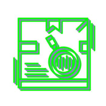 Tracking Code Vector Icon