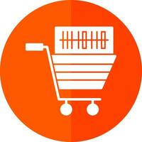 Shopping Barcode Vector Icon Design