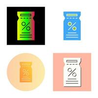 Discount Voucher Vector Icon