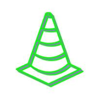 Unique Cone Vector Icon