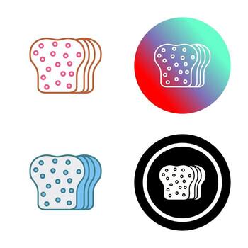 icono de vector de pan