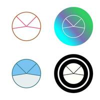 Pie Chart Analysis Vector Icon