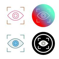 Eye Scan Vector Icon