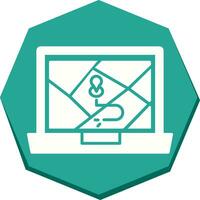 Google Map Vector Icon