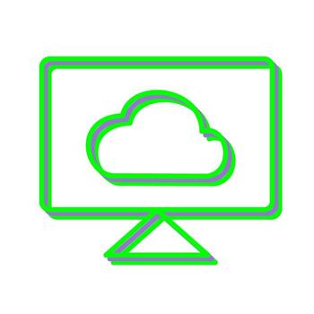 Cloud System Vector Icon
