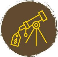 Price Tag Telescope Vector Icon Design