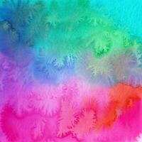 Abstract colorful watercolor background photo